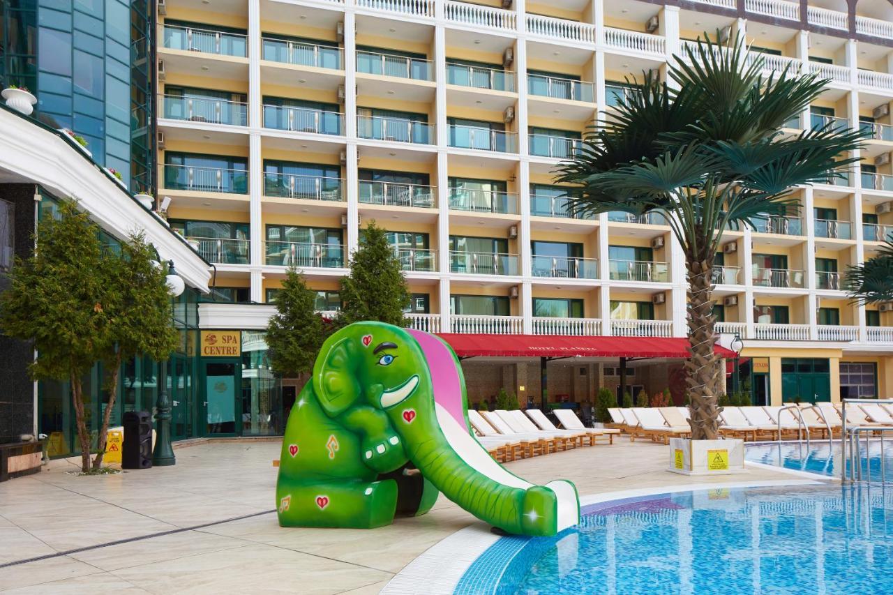 Planeta Hotel & Aquapark Free Beach Access Slantschew brjag Exterior foto The swimming pool at the hotel