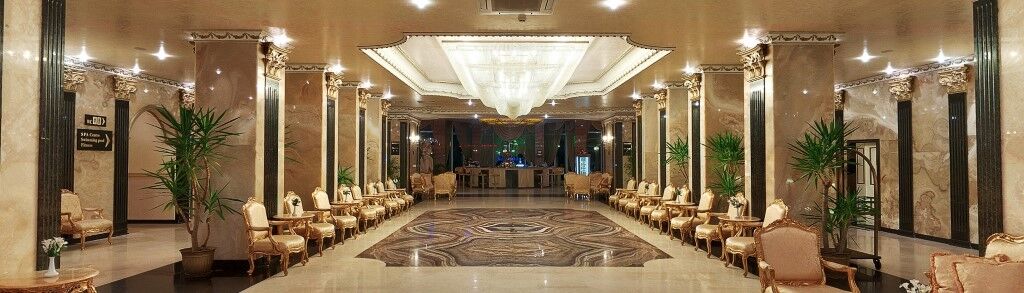 Planeta Hotel & Aquapark Free Beach Access Slantschew brjag Exterior foto Lobby